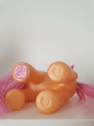 Vintage My Little Pony G3 Orange Sparkleworks Custom Clear Quartz Crystal not G1 - Picture 7 of 9