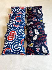 8 CHICAGO CUBS CORNHOLE BEAN BAGS REGULATION BAG TOSS CORN HOLE GAME