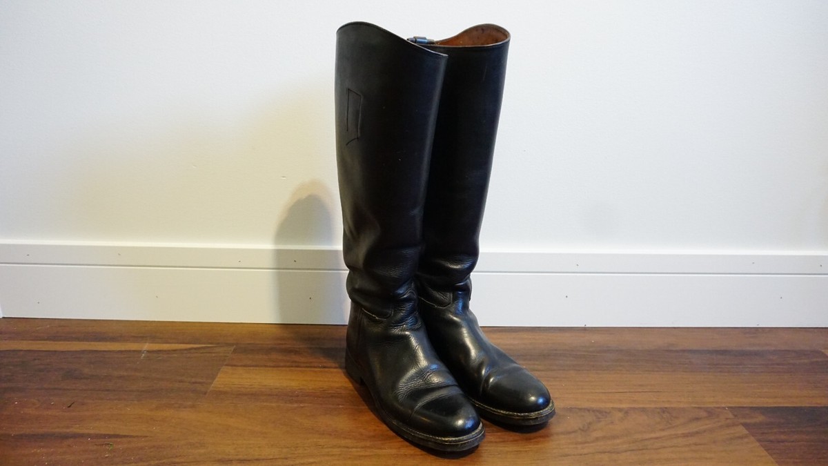 Aigle Imperiale Bottes D'Équitation Impérial En Cuir Marlborough - Taille UK 8,5 / US 8.5 Femmes - Occasion Très Propre Bottes Marlborough Imperial Occasion