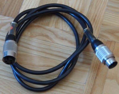 1 x 4 Pol. Kleintuchel auf 4 Pol. Kleintuchel Stecker / Nagra / Stellavox ! 