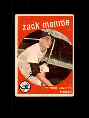 1959 Topps Baseball Card Set-Break #5-506 U-PICK Low Prices Mixed Grades!! - Picture 65 of 406
