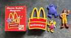 Vintage McDonald's Memo Buddy Magnets Set Ronald Grimace Birdie 2001 NEW