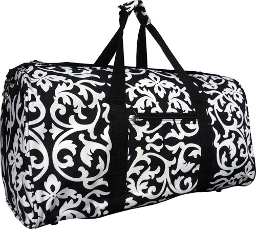 Women's Fashion Print 22" Gym Bag Dance Cheer Travel Carry-on Duffle Bag - Picture 5 of 43