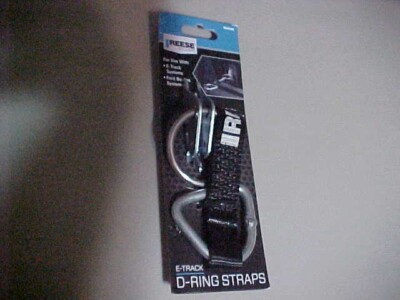 1-Reese Secure E-Track D-Ring Strap (Black/Silver) - 9535400  With Free shipping