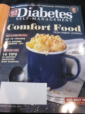 Diabetes Self-Management Magazine September October 2018 Comfort Food Diabetic C