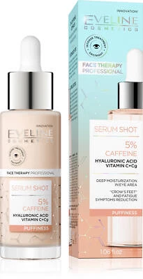 Eveline Face Therapy Professional Serum Shot Treatment 5%Caffeine Puffiness 30ml