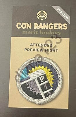 SDCC Con Rangers ATTENDED PREVIEW NIGHT Souvenir Patch | eBay
