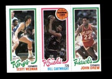 1980-81 TOPPS BASKETBALL SCOTT WEDMAN, BILL CARTWRIGHT, JOHN DREW