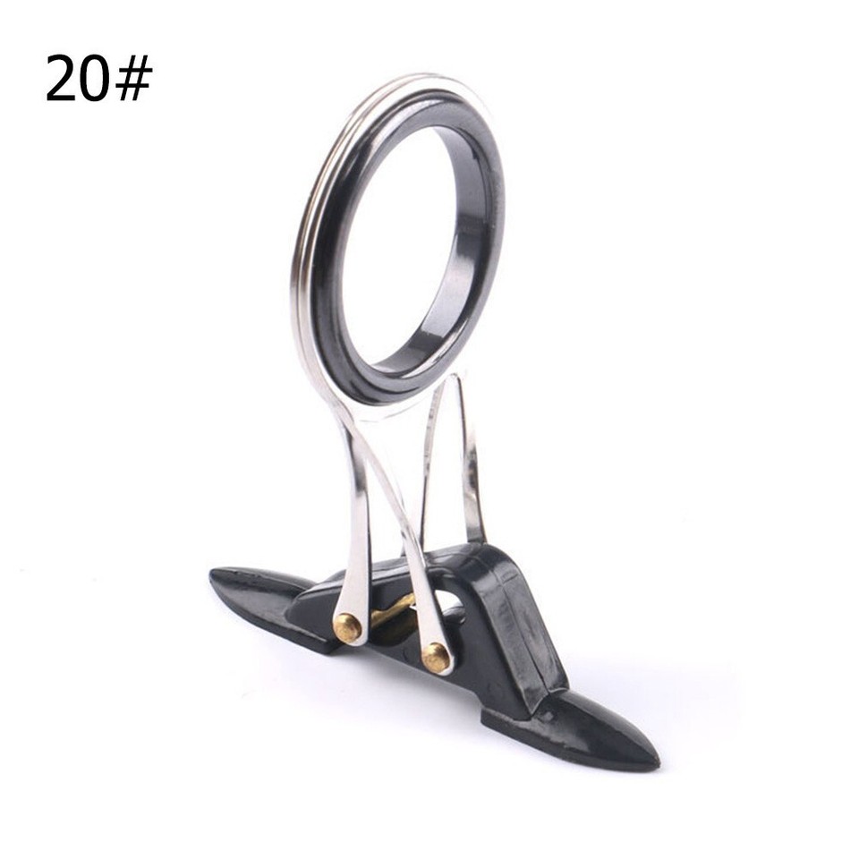 Guide Ring Fishing Pole Line Guides Rod Building Easy Folding Design eBay