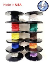 10 COLORS 16 AWG GAUGE GXL AUTOMOTIVE HIGH TEMP WIRE 100' EA