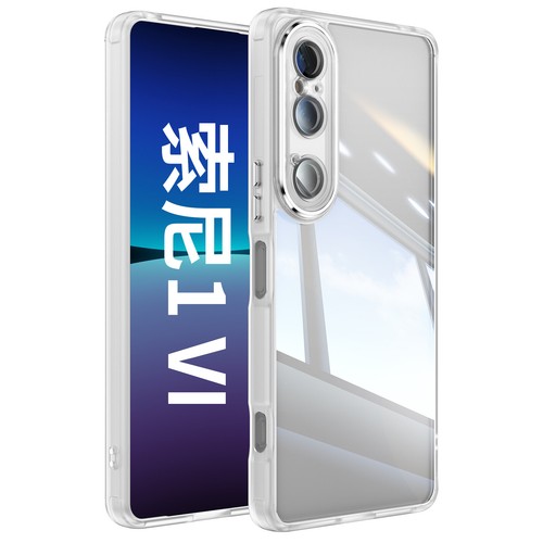 For Sony Xperia 1 VI, Phone Case Luxury Clear Transparent Crystal Shell Cover - 第 29/30 張圖片