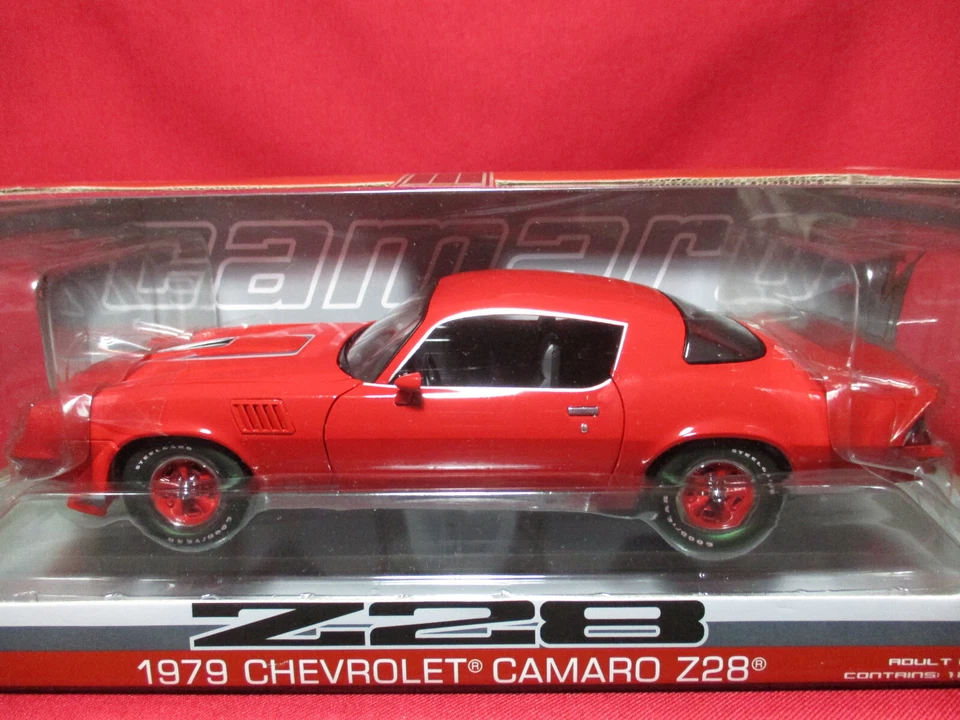 1:18 Scale 1979 Chevy Camaro Z-28 Hard Top Red Greenlight Diecast Model Car Z28 - Image 2 of 4