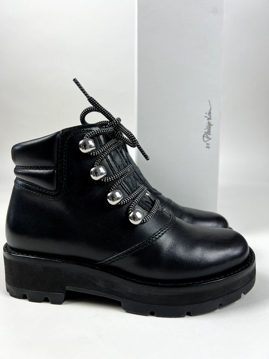 PHILLIP LIM 3.1 Hiking Boots Dylan Lace Up Sz 36.5 eBay