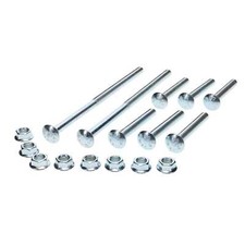 1973-87 Bed To Frame Bolt Kit - Zinc - With Steel Floor For Chevy Gmc Truck