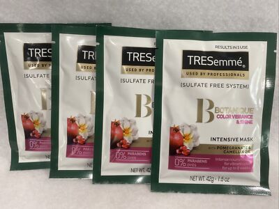Lot Of 4 TRESemme Botanique Color Vibrance and Shine Intensive Hair Mask 1.5oz