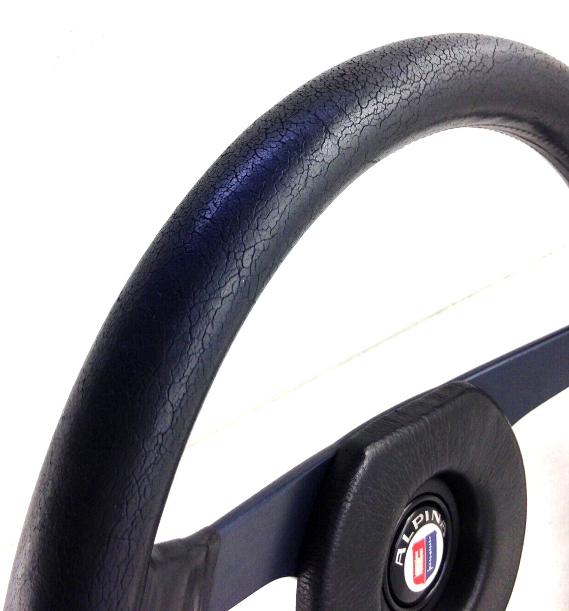 Genuine Momo Alpina 380mm leather steering wheel. BMW E36 E30 B6 B3 B8 B12. 7C