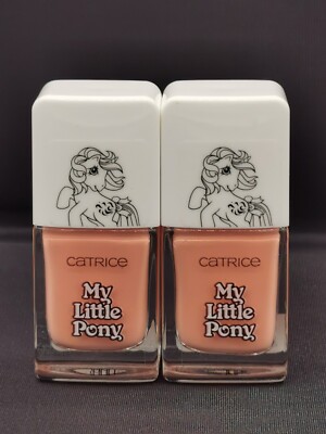 2xCatrice My Little Pony Nail Lacquer Nagellack C02 Pretty Sunlight Limited edit