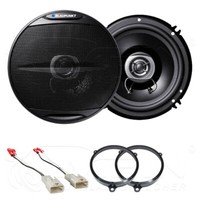 Blaupunkt Lautsprecher FüR Toyota Yaris Ii 2005-2011 Heck TüR 2-Wege 280W #AKV0