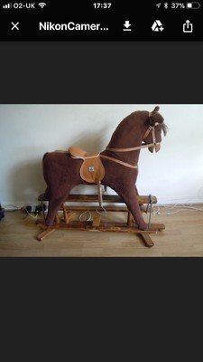thoroughbred horses rocking horse