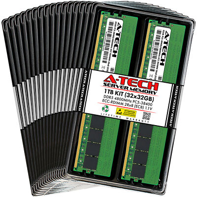 1TB 32x32GB PC5-4800 RDIMM Supermicro X13DEM X13DGU X13DSF-A X13DEH Memory RAM