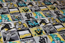  MARVEL Comics Fabric Fat Quarter FQ 18" x 21" 100 COTTON Super Hero Heroes