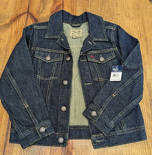 Polo Ralph Lauren Kids Denim Trucker Metal Button Jacket Size 8 NWT