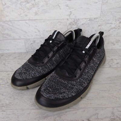 Ecco Intrinsic Mens 8.5 Euro 42 Gray White Knit Low Top  display picture 2