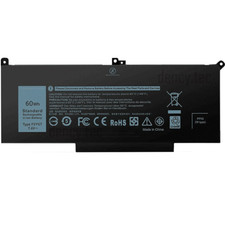 F3YGT 7480 7490 Akku Dell Latitude 12 7000 72...