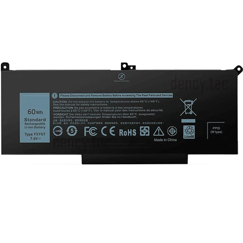 F3YGT 7480 7490 Akku Dell Latitude 12 7000 7280 7290 Latitude 13 7000 7380 7390