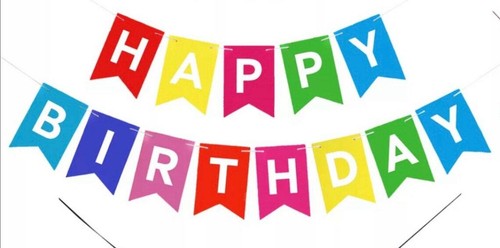 Happy Birthday Banner Bunting Garland Party decoration decor - Picture 8 of 18