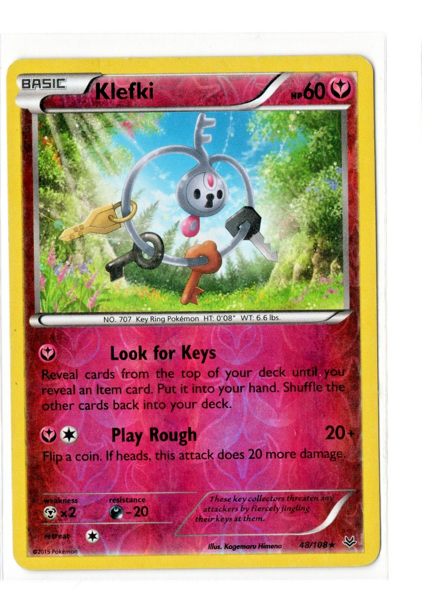 cley ポケモンカード Pokémon TCG - Klefki - 48/108 - Rare - Reverse Holo XY