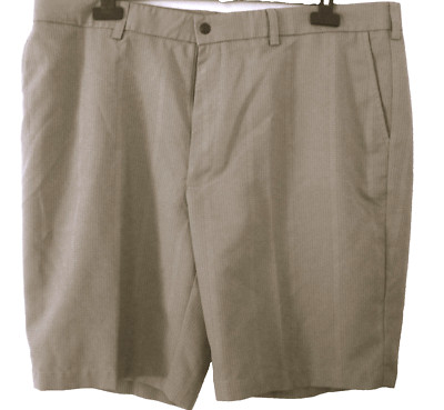 HAGGAR-Active Series-Men's Shorts Size 40-Nice Dress Golf An More Shorts-Taupe