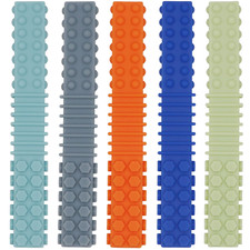 Sensory Chewy Toys for Autistic Children, 5 Pack Silicone Chew Tube Teething
