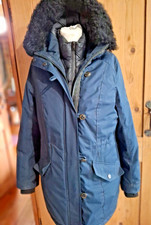 Ugg Adirondack Parka Navy 3 In 1 Hooded Down Jacket Coat Size M Women