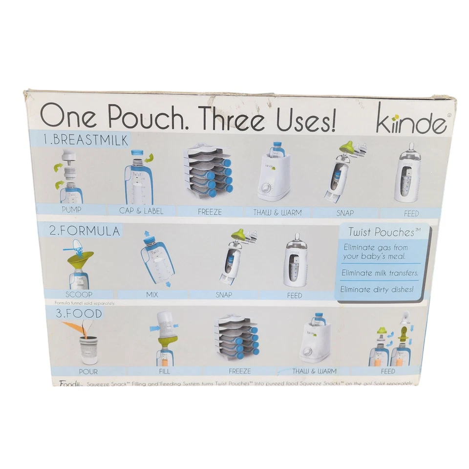 Kit de regalo de lactancia materna Kiinde Twist, kit de alimentación de almacenamiento de recolección de leche materna Foto 4 de 4