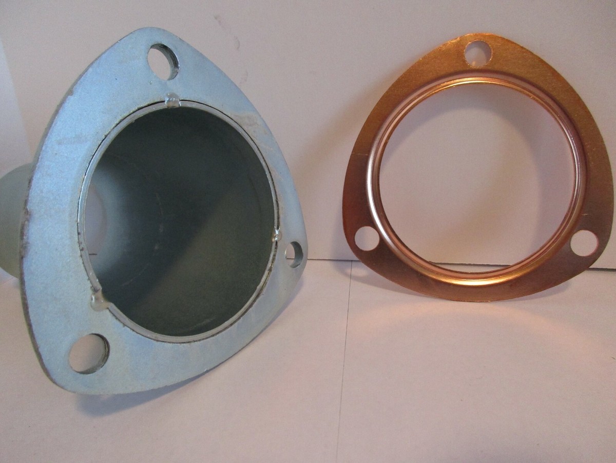 3" Copper Header Exhaust Collector Gaskets – Reusable For Chevy SBF Hot Rod – 7502X