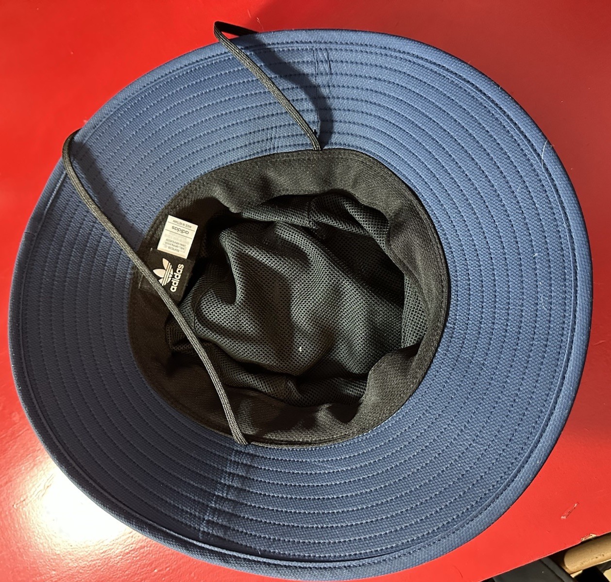 Adidas Originals Unisex Webbing Boonie Bucket Hat Large/XL RARE NAVY BLUE thumbnail 7