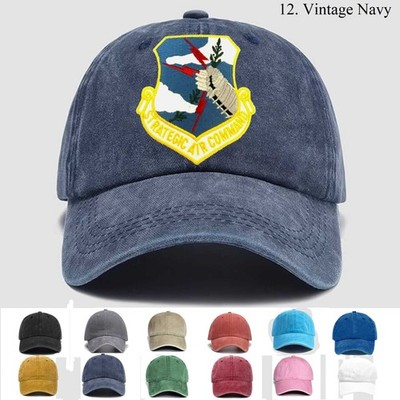 Customized Embroidered Hat USAF Strategic Air Command, Trucker Hat, Gift Idea