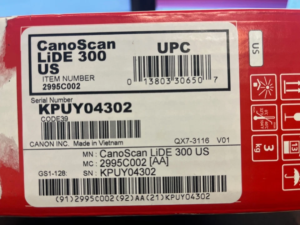 Canon CanoScan LiDE 300 Flatbed Scanner 2400x2400 dpi USB Black - Image 4 of 4