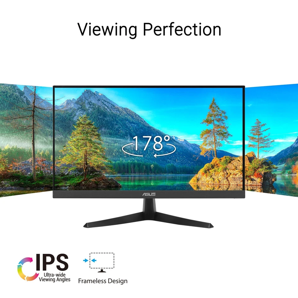 ASUS 22 Inch Full HD IPS Gaming Monitor 100Hz Adaptive Sync Eye Care Technology - Image 2 of 4