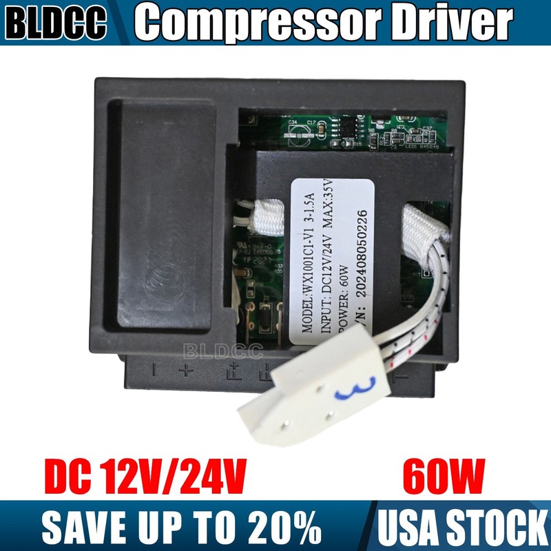 Compressor Drive Controller ZY-CC60DC12/24V-B3 for QD25G ZH20G DL30C Car Fridge