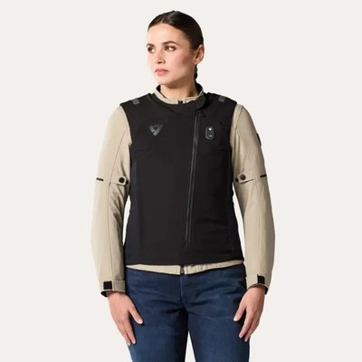 DAMEN MOTORRADWESTE REVIT AIRBAG AVERTUM STREET TECH-AIR LADIES SCHWARZ GRÖSSE S M L