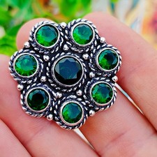 Peridot Gemstone Ring Silver Ring 925 Sterling Silver Ring Anniversary Jewelry