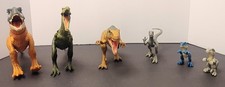 Jurassic Park  World Dinosaurs Figure 3 battery operated 6pc Lot See Descriptio