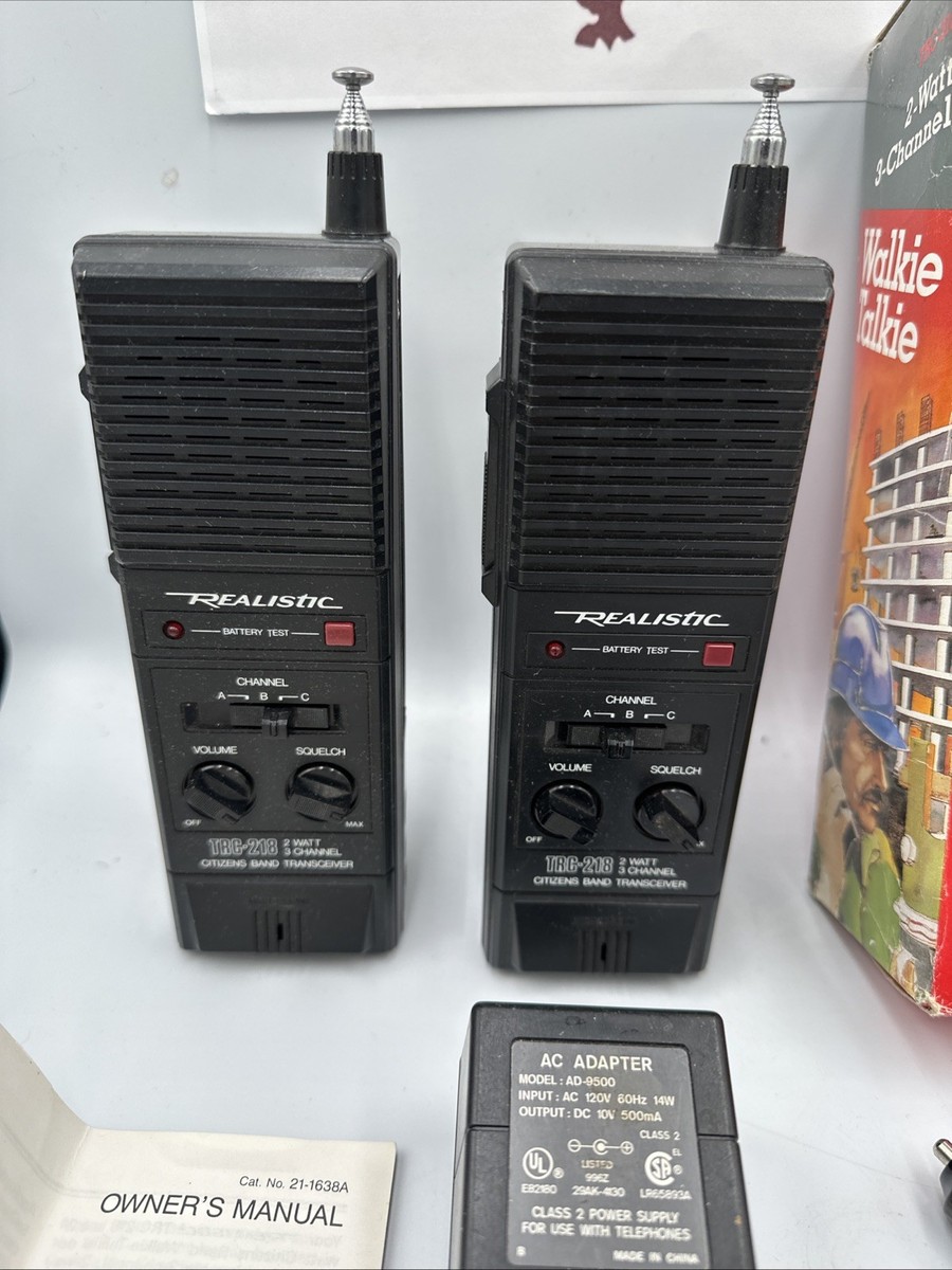 E.T. WALKIE TALKIES(トランシーバー) 2) - Realistic TRC-218 Walkie Talkies STRANGER THINGS W
