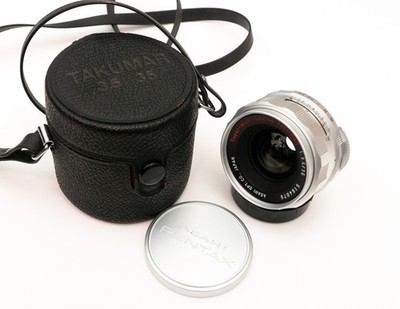 Custom Silver refinished/CLAed!  Asahi Pentax S-M-C Takumar 35mm f/3.5 Lens m42