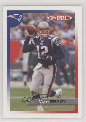 2005 Topps Total Team Checklist Tom Brady #TC19 g2x