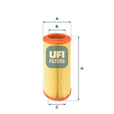 UFI Luftfilter 27.257.00 für AUDI SEAT VW