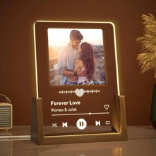 Personalized Valentines Gifts for Her Him Women Men, Custom Anniversary Spotify