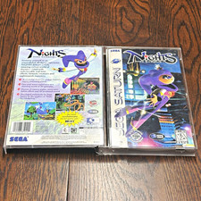 SEGA NiGHTS into Dreams... (Sega Saturn, 1996) Action Adventure w/ Manual